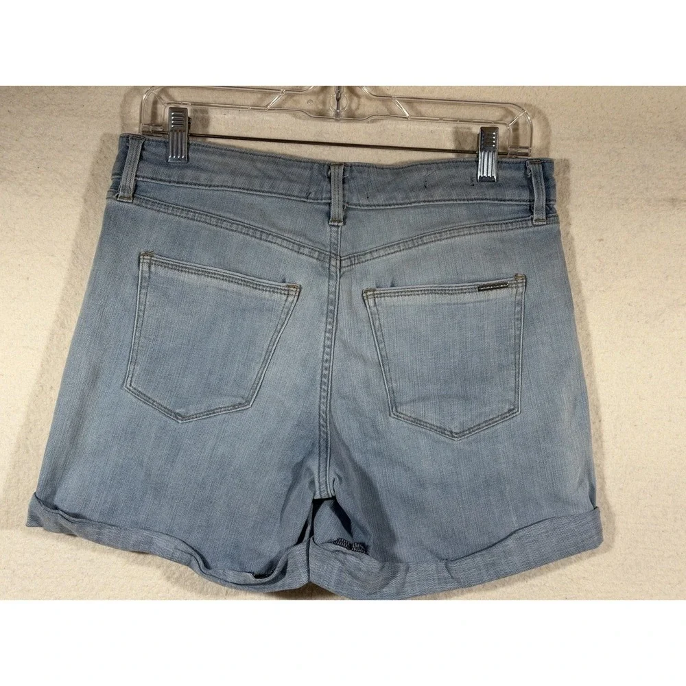 White House Black Market Denim Shorts Womens 30 Distressed Y2K Festival Coquette